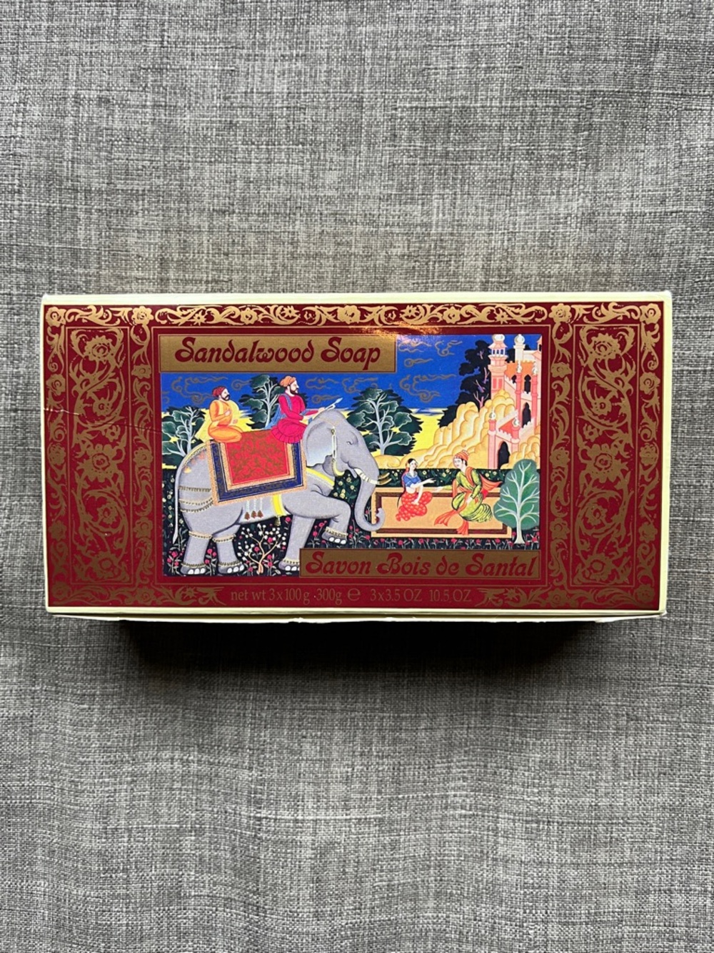Crabtree & Evelyn Sandalwood Soap 3 Bars 3x3.5 oz. Discontinued